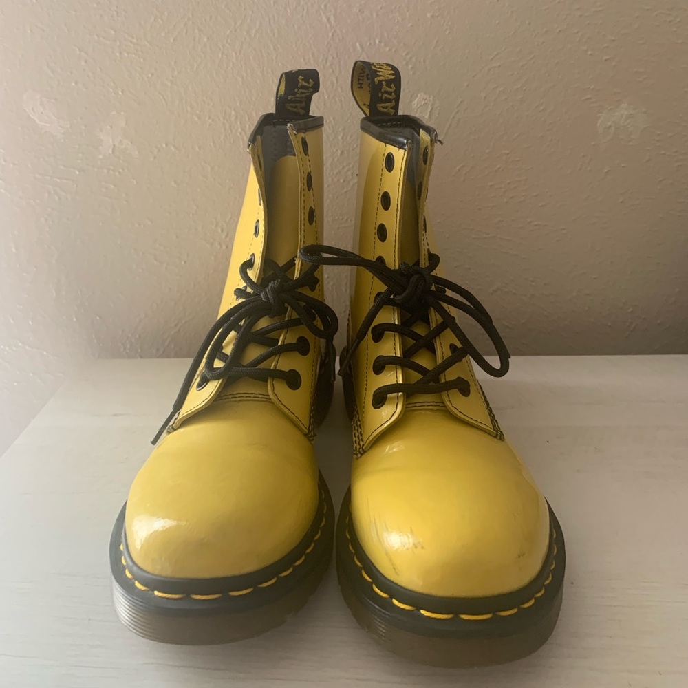 Yellow Dr Martens